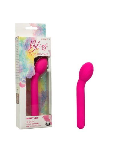 Bliss Liquid Silicone Mini Tulip Vibrator Vibrators CalExotics Pink