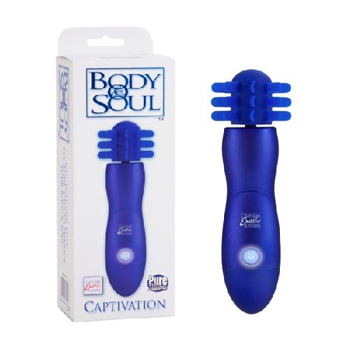 Body & Soul Captivation Rotating Vibrator Vibrators California Exotic Novelties Blue