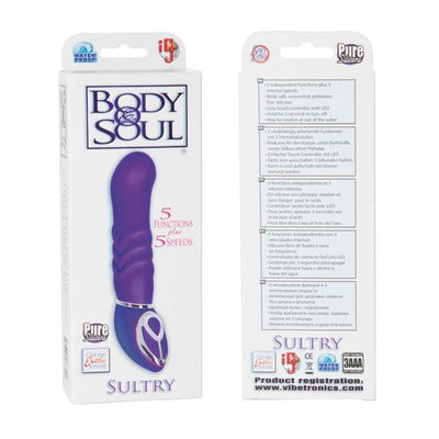 Body & Soul Sultry Classic G-Spot Vibrator Vibrators California Exotic Novelties Purple