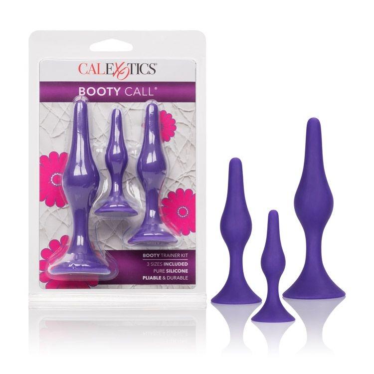 Booty Call Silicone Booty Trainer Kit Anal Toys CalExotics Purple
