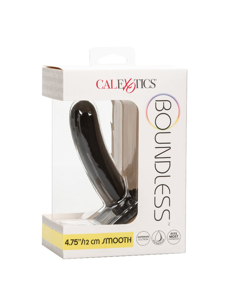 Boundless Smooth Silicone Anal Probe Anal Toys CalExotics Black Small