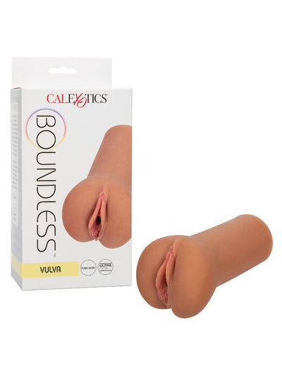 Boundless PureSkin Realistic Vulva Stroker Masturbators CalExotics Dark