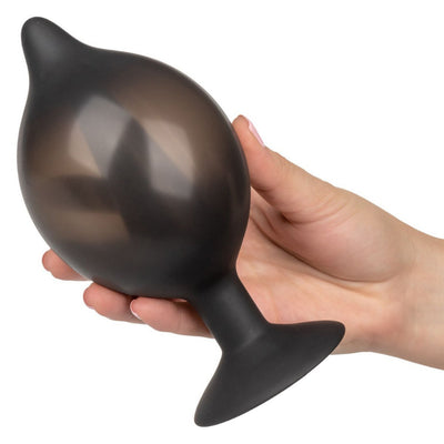 Silicone Inflatable Anal Plug Anal Toys CalExotics Black Large