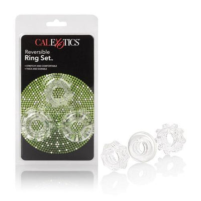 Reversible Ultra Thick Cock Ring Set More Toys CalExotics Clear