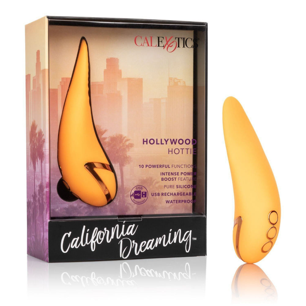California Dreaming Hollywood Hottie Vibe Vibrators California Exotic Novelties Orange
