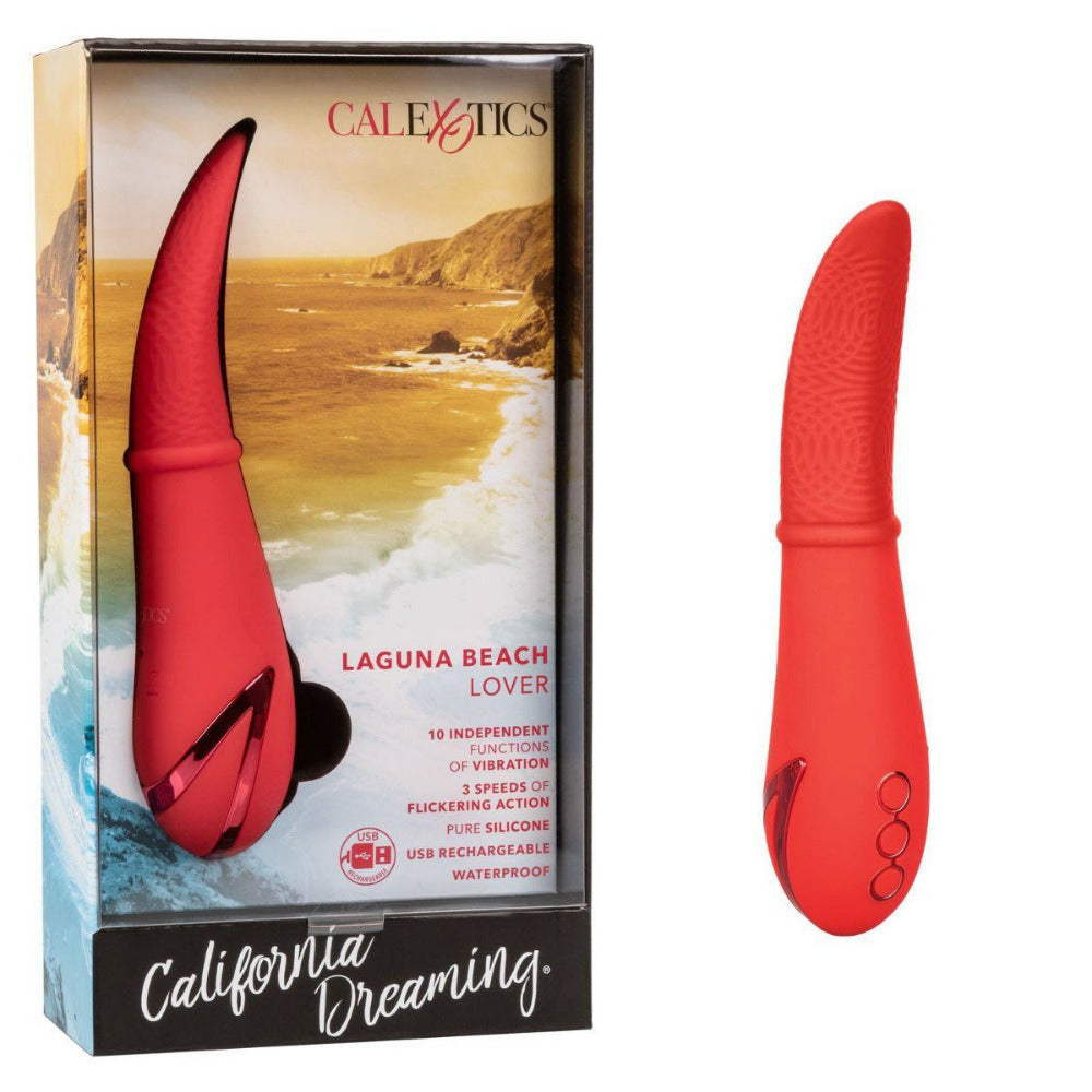 California Dreaming Laguna Beach Lover Vibe Vibrators California Exotic Novelties Red