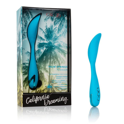 California Dreaming Palm Springs Pleaser Vibrators California Exotic Novelties Blue
