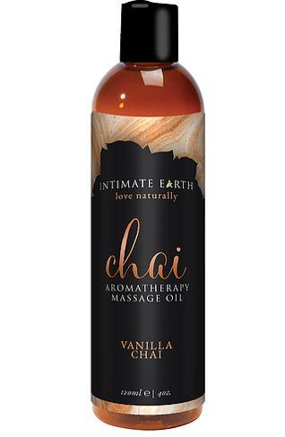 Chai All-Natural Aromatherapy Massage Oil Lubes and Massage Intimate Earth 4 fl. Oz. 