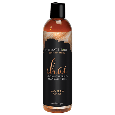 Chai All-Natural Aromatherapy Massage Oil Lubes and Massage Intimate Earth 4 fl. Oz. 