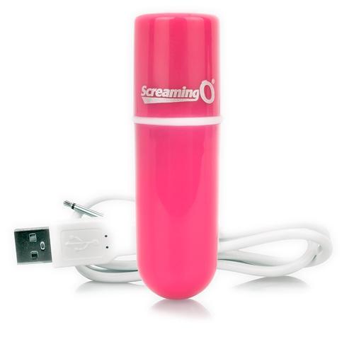 Charged Vooom Rechargeable Mini Bullet Vibrators Screaming O 