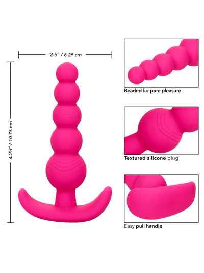 Cheeky X-5 Silicone Anal Beads Anal Toys CalExotics Pink