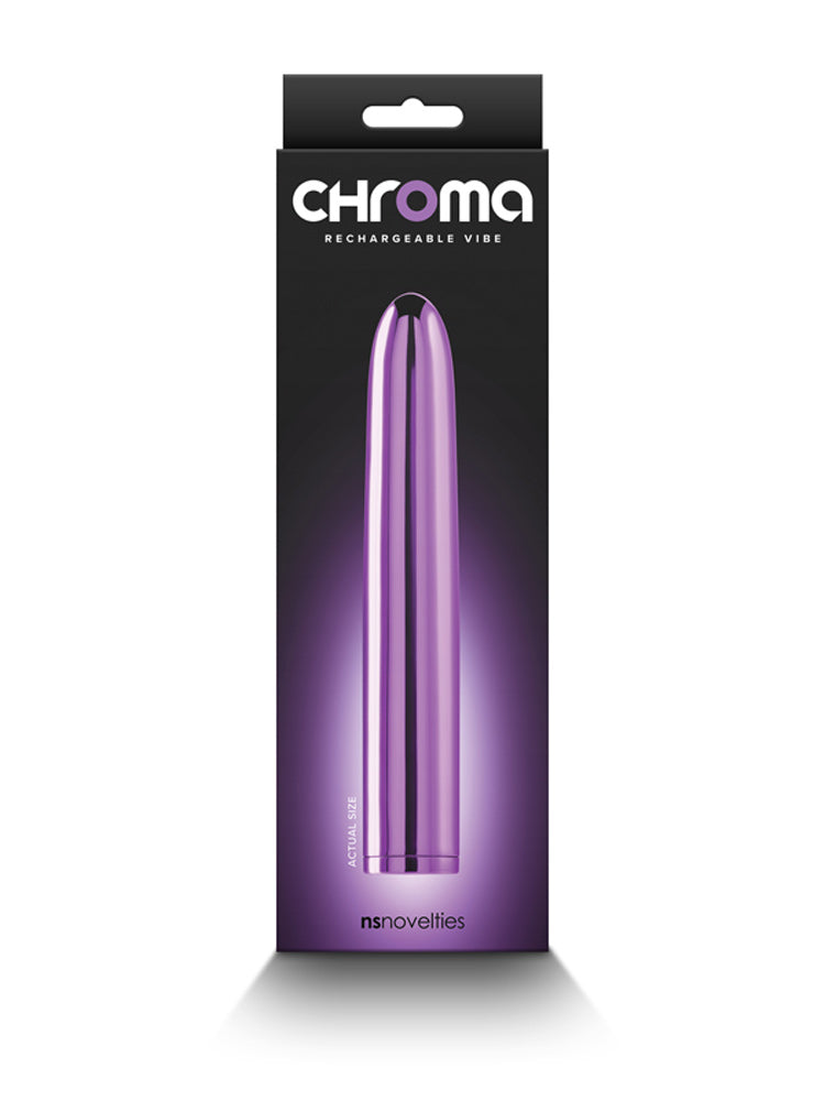 Chroma Rechargeable 7” Classic Vibrator Vibrators ns novelties 