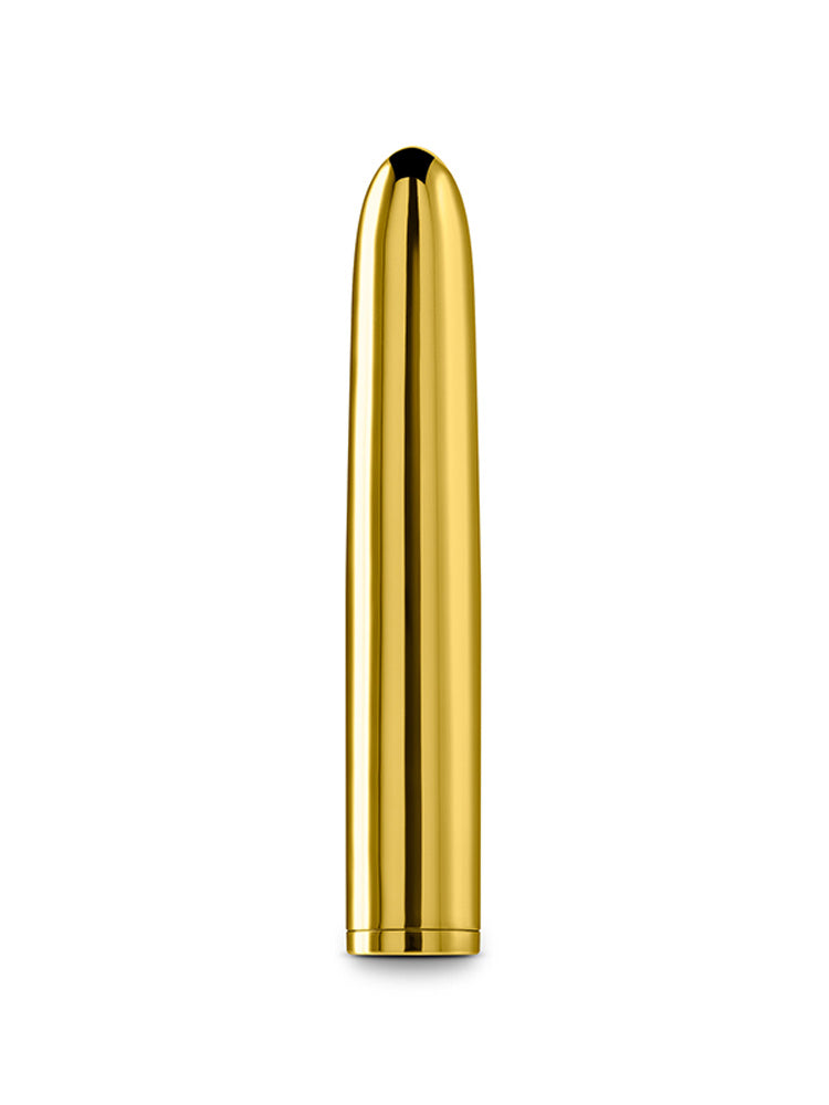 Chroma Rechargeable 7” Classic Vibrator Vibrators ns novelties Gold 