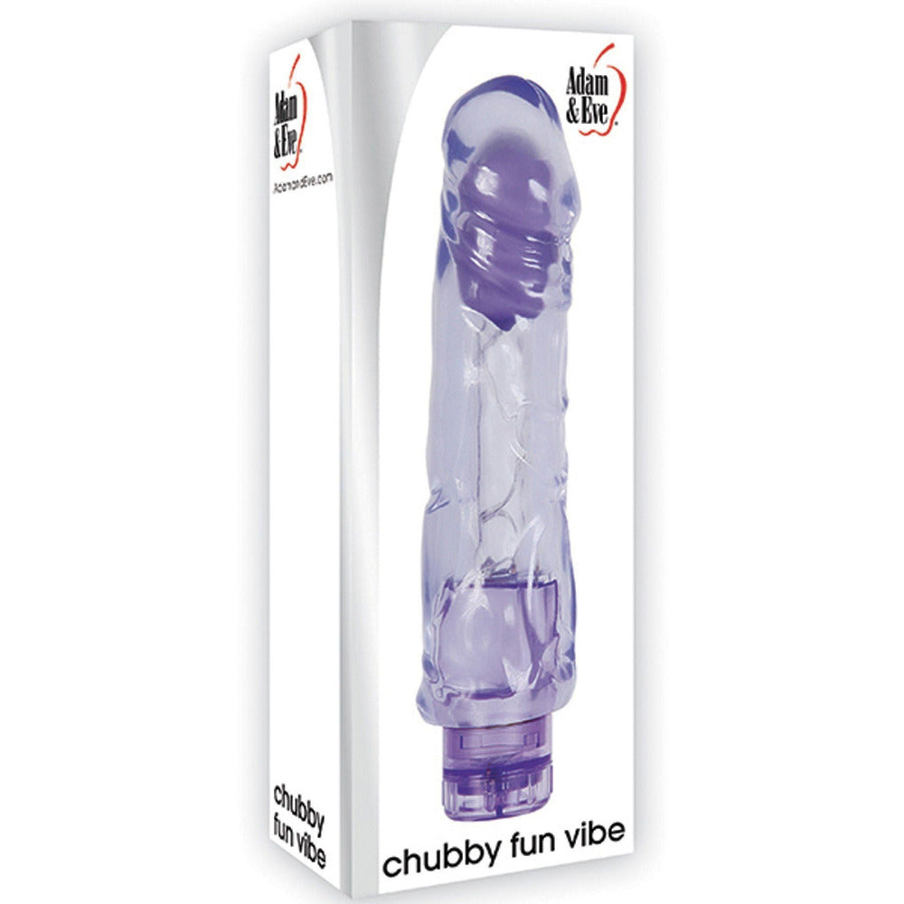 Chubby Fun Vibe Jelly Dildo Vibrator Vibrators Adam & Eve 