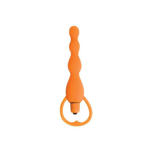 Climax Bum Beads Silicone Anal Probe Anal Toys TopCo Sales Orange