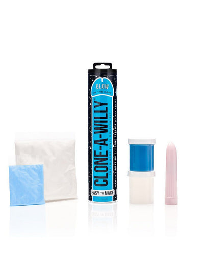 Clone-A-Willy Penis Molding Kit Novelties and Games Empire Labs Glow-In-The-Dark Blue