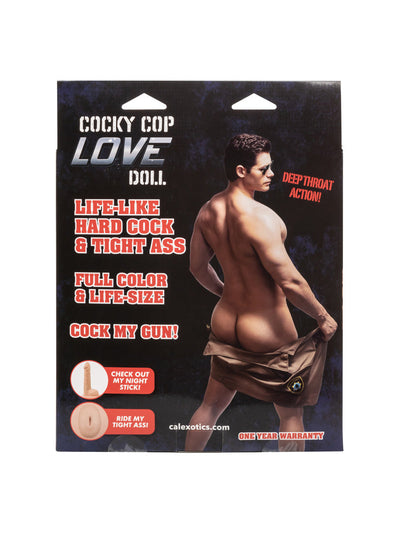 Cocky Cop Inflatable Love Doll Novelties and Games CalExotics 