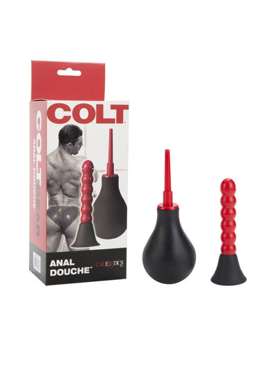 COLT Gear Anal Douche Cleaning System Anal Toys CalExotics Red/Black