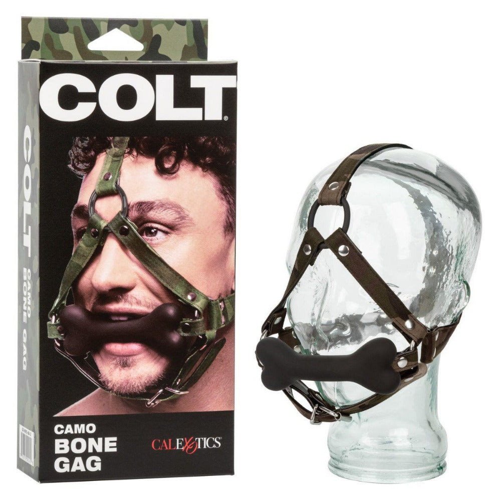 COLT Camo Bondage Adjustable Bone Bit Gag