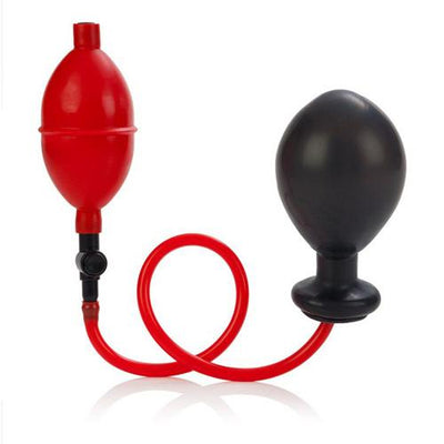 COLT Expandable Latex Butt Plug Anal Toys California Exotic Novelties Black/Red
