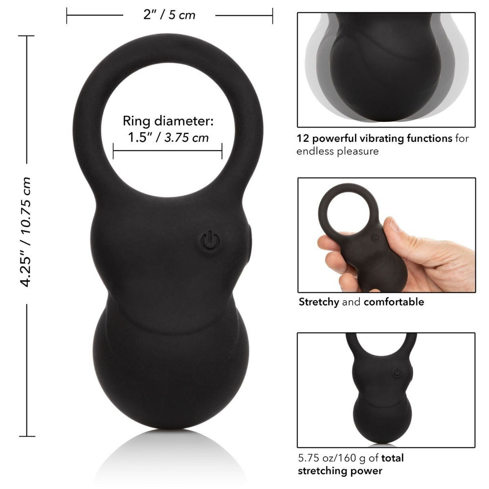 COLT Weighted KettleBell Cock Ring More Toys California Exotic Novelties Black