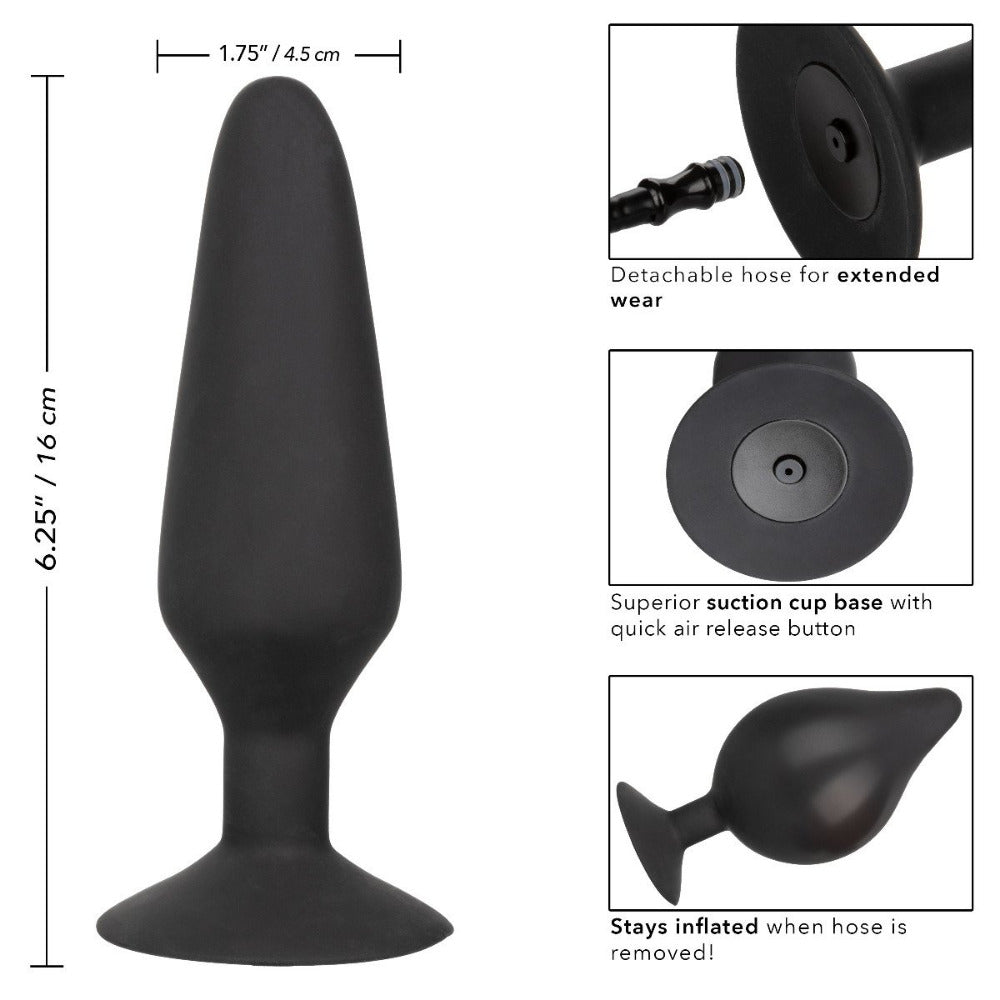 COLT Pumper Inflatable Butt Plug Anal Toys California Exotic Novelties Black XXXL