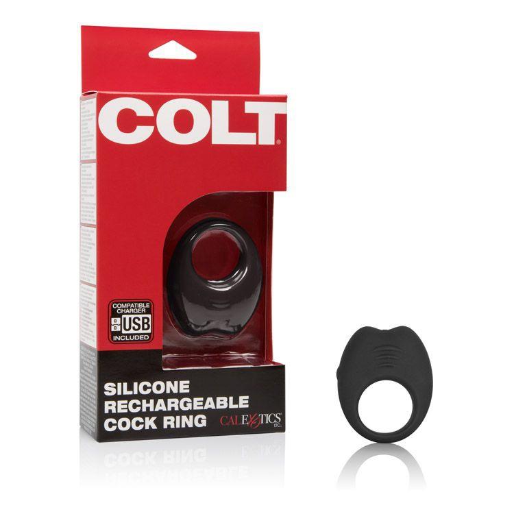 COLT Silicone Rechargeable Erection Ring More Toys CalExotics Black