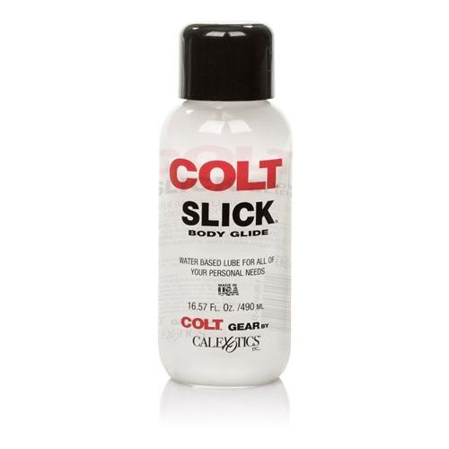 COLT Slick Body Glide Personal Lubricant Lubes and Massage CalExotics 16.57 fl Oz.