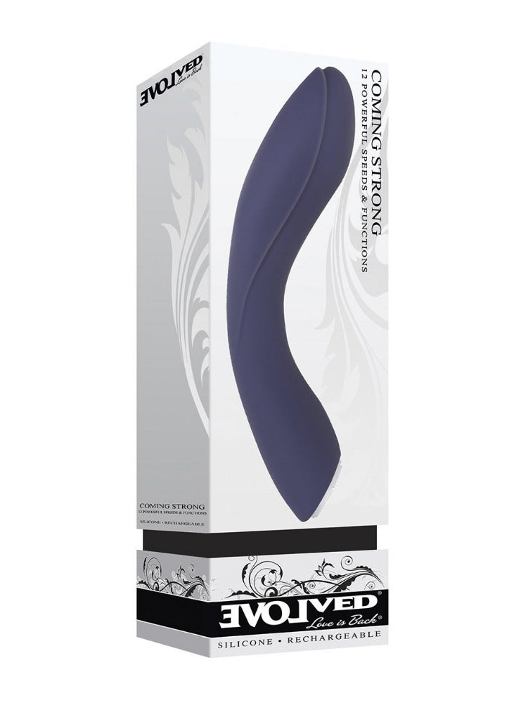 Coming Strong with Power Boost Vibrator Vibrators Evolved Novelties Blue