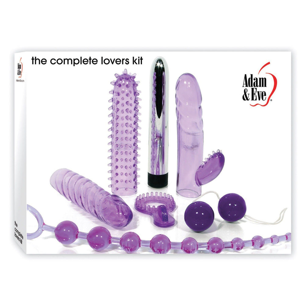 Complete Lover’s 7 Piece Prep & Play Kit More Toys Adam & Eve Purple