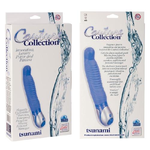 Couture Collection Tsunami Classic Vibrator Vibrators CalExotics Blue
