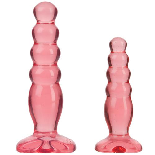 Crystal Jellies Anal Delight Trainer Kit Anal Toys Doc Johnson Pink