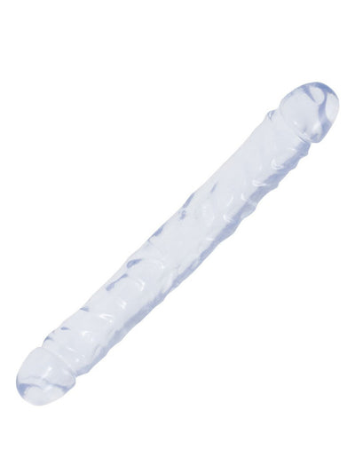 Crystal Jellies Jr Double-Ended Dong Dildos Doc Johnson Clear