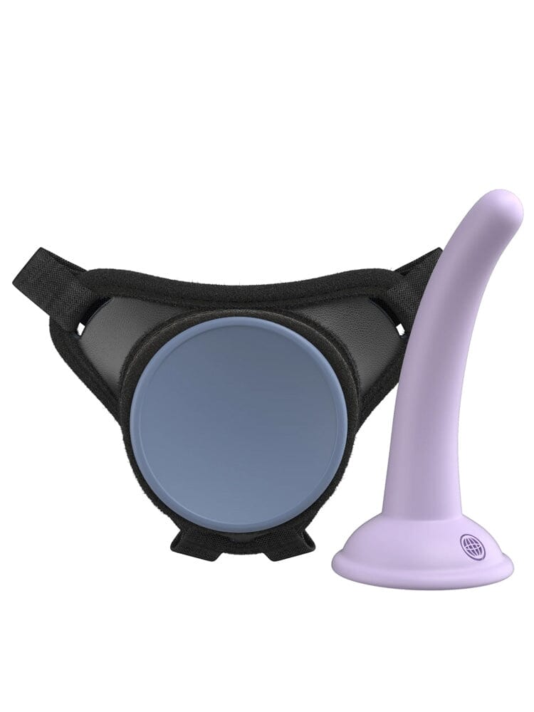 Dillio Body Dock SE Strap-On Pegging Kit Bondage and Fetish Pipedream Products Purple/Black