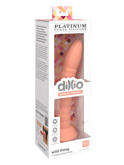 Dillio Platinum Silicone Wild Thing Dildo Dildos Pipedream Products Light