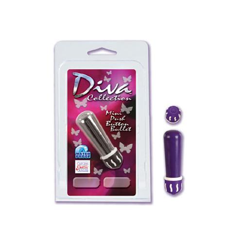 Diva Mini Bullet Vibrator Vibrators California Exotic Novelties Purple