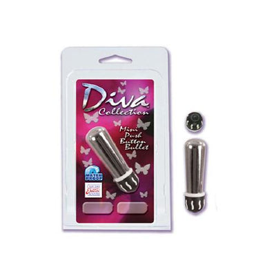 Diva Mini Bullet Vibrator Vibrators California Exotic Novelties Silver