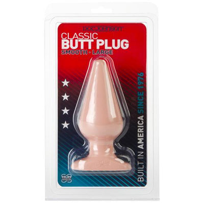 Classic Smooth Tear Drop Butt Plug Anal Toys Doc Johnson Light Large
