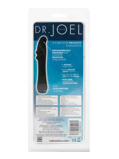 Dr. Joel Vibrating Prostate Stimulator Anal Toys California Exotics Novelties Black