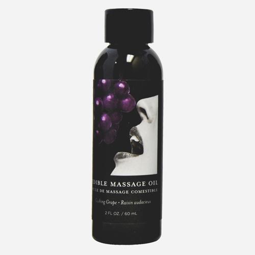 EB Edible Massage Oil Lubes and Massage Earthly Body Grape Edible Hemp Seed Massage Oils Lubes and Massage Earthly Body Grape 2 fl. oz