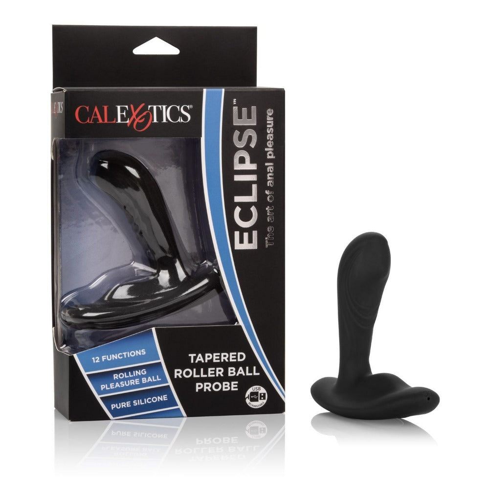 Eclipse Rollerball Rechargeable Anal Probe Anal Toys CalExotics Black