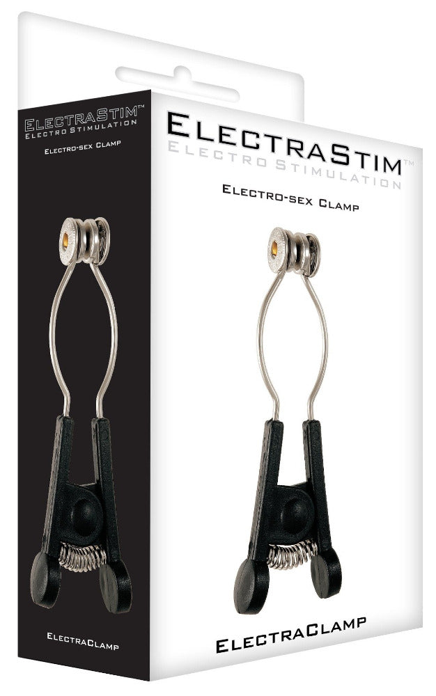 ElectraStim Single Electro-Sex ElectraClamp Bondage & Fetish Cyrex Silver/Black