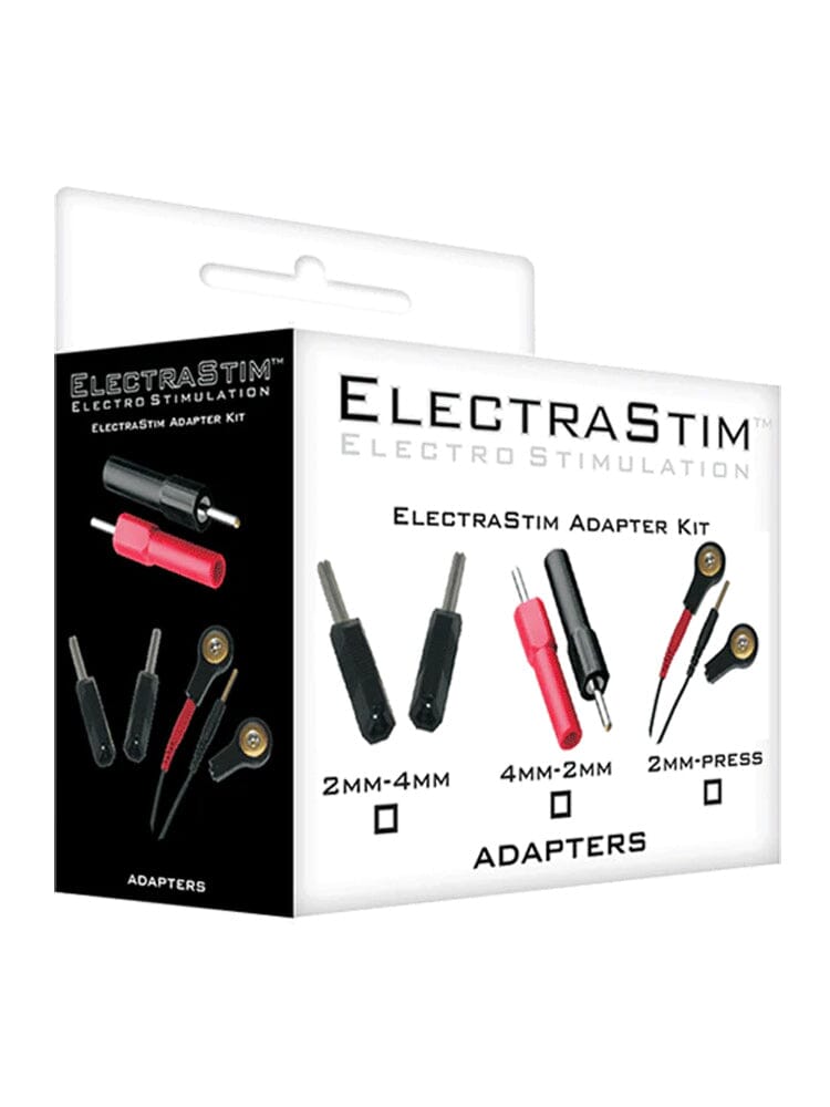 ElectraStim Press Stud Connectors Kit Bondage & Fetish Cyrex Black/Red