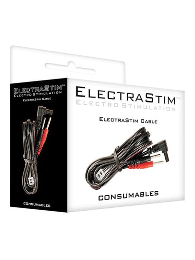 ElectraStim 2mm Replacement Cable Bondage & Fetish Black/Red