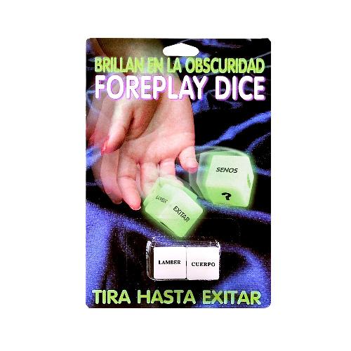 Adult Erotic Foreplay Dice Spanish Version Novelties and Games Pipedream Products Glow In The Dark