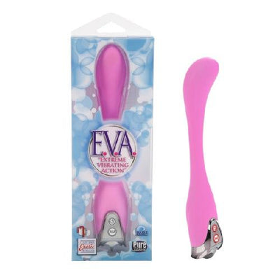 E.V.A Flexible Silicone “G” Wand Vibrator Vibrators CalExotics Deep Pink