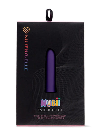 NUBII Evie Rechargeable Silicone Bullet Vibrators Nu Sensuelle Purple