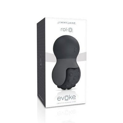 Evoke ROL-O Vibrating Small Massage Wheel Vibrators JimmyJane Black