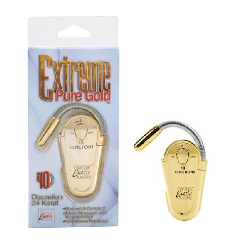 Extreme Pure Gold Clitoral Stimulator Vibrators California Exotics Novelties 