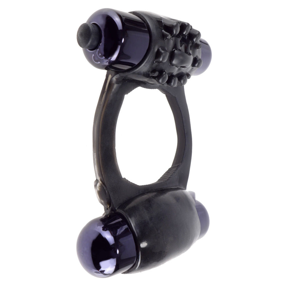 Fantasy C-Ringz Duo Super Vibrating Ring More Toys Pipedream Products Black